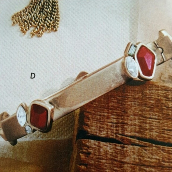 Silpada Mirage Bangle Bracelet Swarovski Crystals - Picture 6 of 6